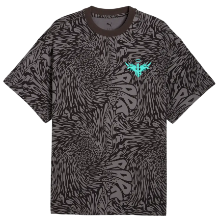 Puma Lamelo X Melo World AOP Tee Oversize "Crystal Black-AOP"