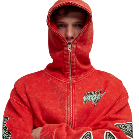 Puma Lamelo X Melo World Zip Up Hoodie "For All Time Red"
