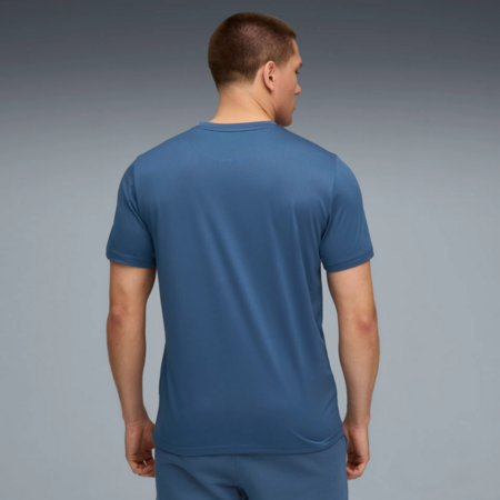 PUMA M TAD ESS SOLID CAT TEE LC "Dark Indigo"