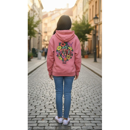 Puma MID90s Flower  Hoodie "Wild Pink"