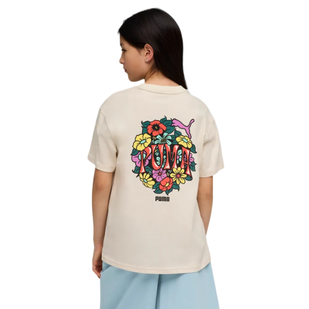 Puma MID90s Relaxed Graphic Flower  Tee G "Alpine Snow"