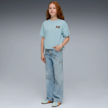 Puma MID90s Relaxed Graphic Tee G "Seafoam"