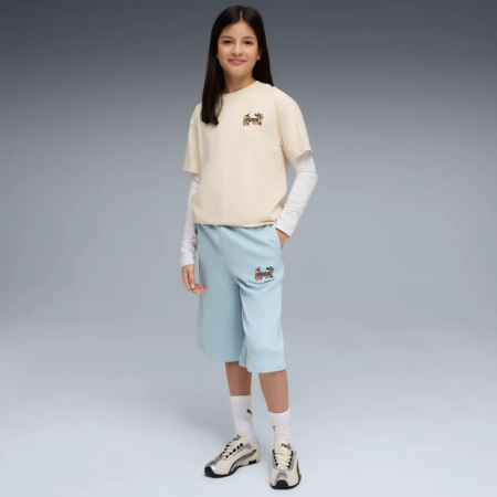 Puma MID90s Relaxed Long Shorts TR G "Seafoam"