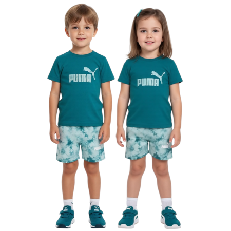 Puma MINICATS ESS TIE-DYE Set INF "Green"