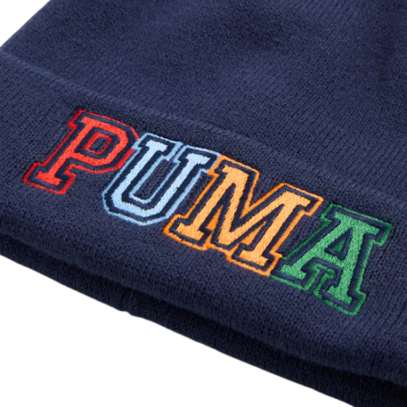 Puma POM POM Mid Crown Beanie Jr "Navy "