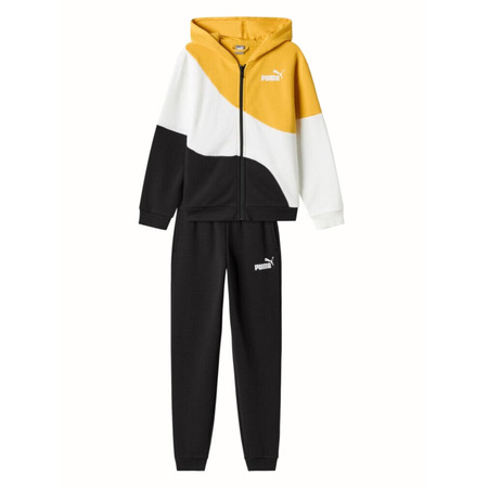 Puma POWER Junior Hooded Sweat Anzug "gelb"