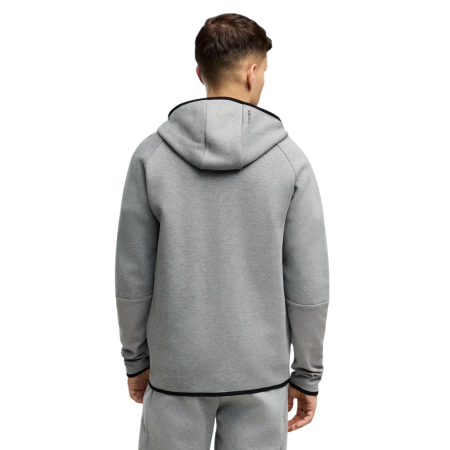 Puma PUMATECH Slim Elevated Full-Zip Hoodie DK "Medium Gray Heather"