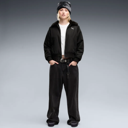 Puma Reversible Blouson High Loft Lining Jacket W "Black"
