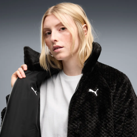 Puma Reversible Blouson High Loft Lining Jacket W "Black"