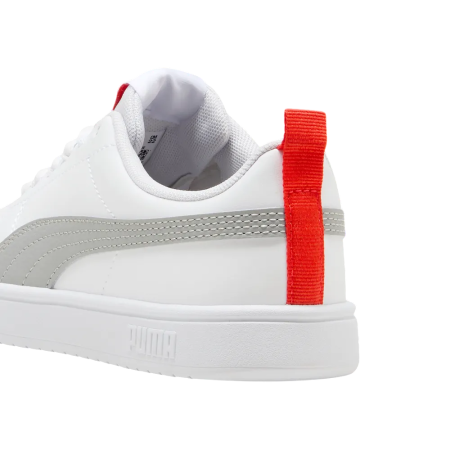 Puma Rickie Jr. "White-Gray Echo-Red Flash"