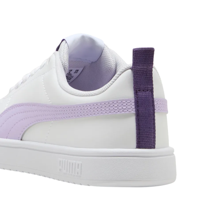 Puma Rickie Jr. "White-Light Lavender-Plum Purple"