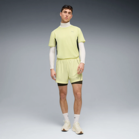 PUMA RUN VELOCITY TEE (POLY) "Gold Moon"