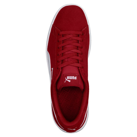 Puma Smash v2 (Red Dahlia/Puma White)