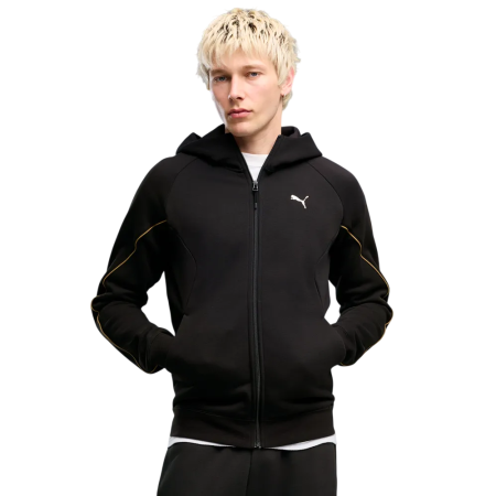 PUMA SPORT Graphic Holiday Full-Zip Hoodie FL " Black"