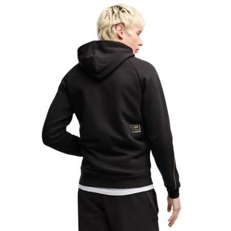 PUMA SPORT Graphic Holiday Full-Zip Hoodie FL " Black"
