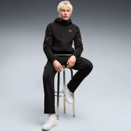 PUMA SPORT Graphic Holiday Full-Zip Hoodie FL " Black"