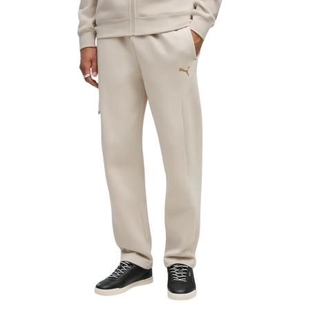 PUMA SPORT Graphic Holiday Sweatpants FL cl "Silver Fog"