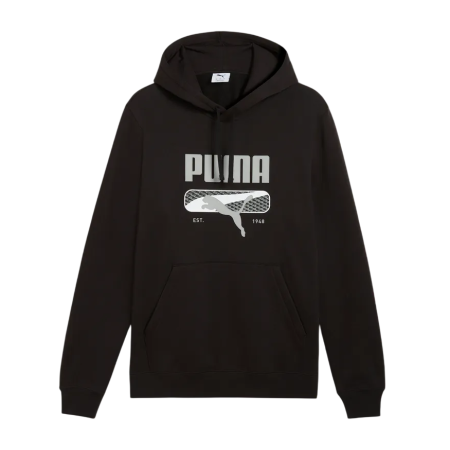 PUMA SPORT Logo Play Hoodie FL "Black"