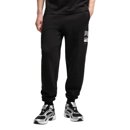 PUMA SPORT Logo Play Sweatpants FL cl "Black"