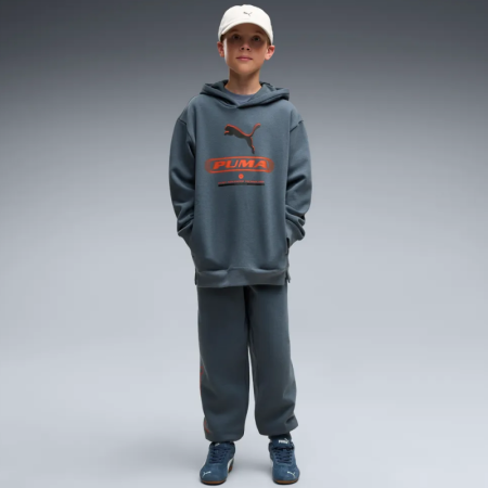 PUMA STREET Relaxed Hoodie FL B "Evening Blue"