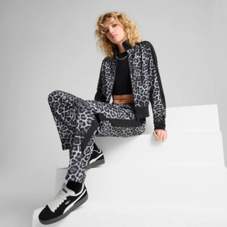 Puma T7 LEO LUXE AOP Short Track Jacket "Black"