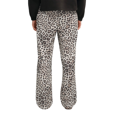 Puma T7 LEO LUXE AOP Straight Pants op "Alpine Snow-Ice Coffee"