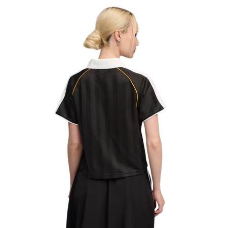 Puma T7 Relaxed Football Jersey "Black"
