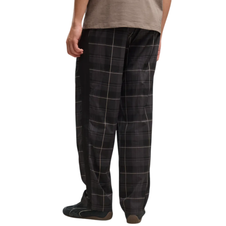 Puma T7 Relaxed Tartan Woven Track Pants op " Black"