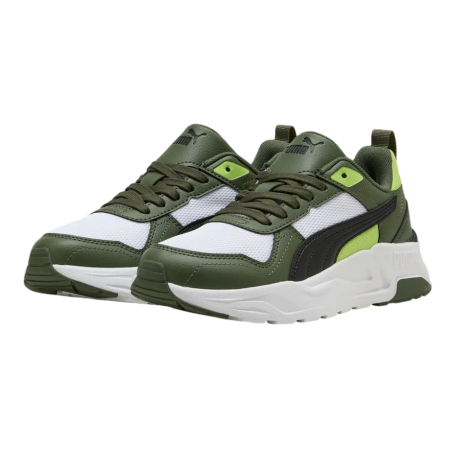 Puma Trinity 2 LT Jr. "White-Black-Moss Veil"