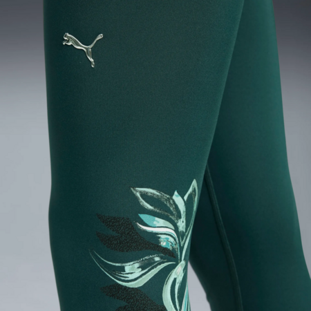 Puma W GRAPHIC TIGHT - HW 7/8 "Green Terrain"