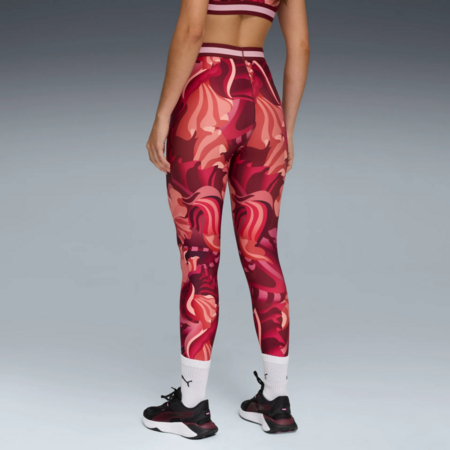 Puma W STRONG FLORAL RIBBON TIGHT - AOP HW 7/8 "Ruby Shimmer"