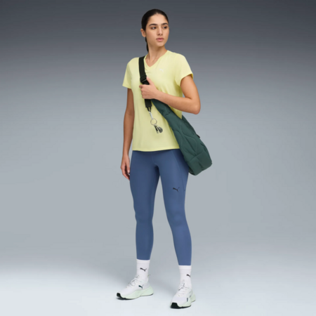 Puma W TAD ESSENTIAL VNECK Tee "Gold Moon"
