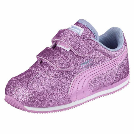 Puma Whirlwind Glitz V Kids Trainer (Orchid/CERULEAN)
