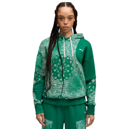 Puma Wms Basketball Shooting Stars Hoodie "Wild Green"