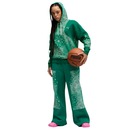 Puma Wms Basketball Shooting Stars Hoodie "Wild Green"