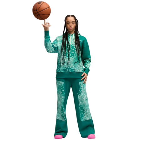Puma Wms Basketball Shooting Stars Sweatpants "Wild Green"