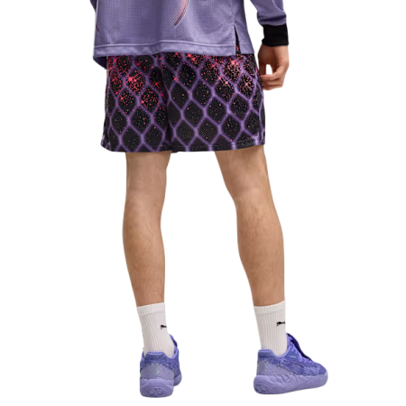 Puma x Melo Asteriks Printed Mesh 7" Basketball Shorts Men "Lavender Alert"