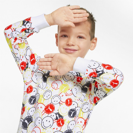 Kinderspiel x SMILEY WORLD AOP Crew TR