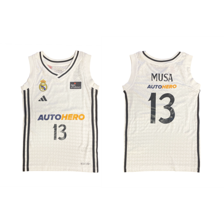 Real Madrid Camiseta Basket Niñ@ 1a Equip 24/25 # 13 MUSA #