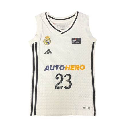 Real Madrid Camiseta Basket Niñ@ 1a Equip 24/25 # 23 LLULL #