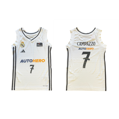 Real Madrid Camiseta Basket Niñ@ 1a Equip 24/25 # 7 CAMPAZZO #