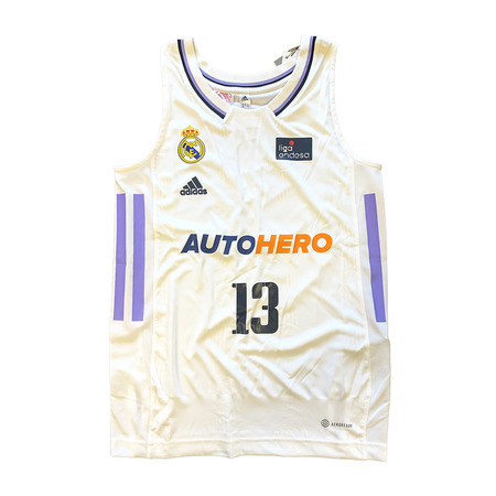Real Madrid Camiseta Basket Niñ@ 1a Equipación # 13 RODRÍGUEZ