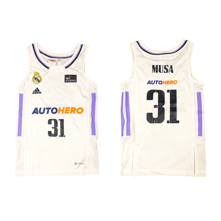 Real Madrid Camiseta Basket Niñ@ 1a Equipación # 31 MUSA #