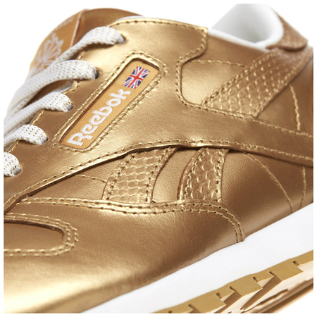 Reebok Classic Leder Metallic Messing Junior