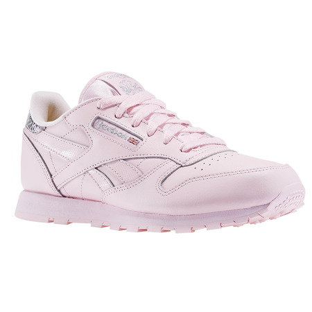 Reebok Classic Leder Metallic Junior (Luster Pink/Silber Metallic)