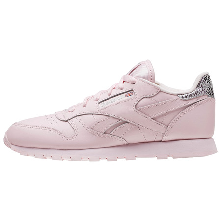 Reebok Classic Leder Metallic Junior (Luster Pink/Silber Metallic)