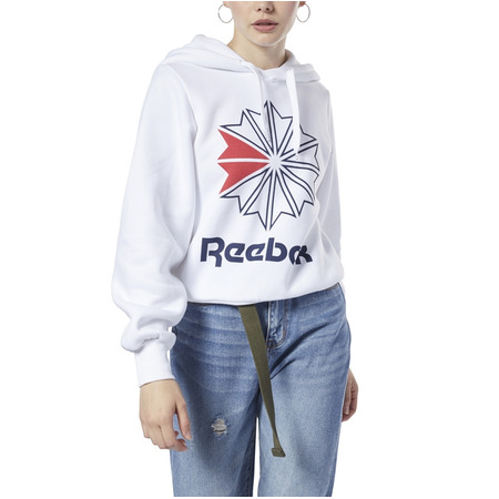 Reebok Classics Großes Logo Fleece Hoodie