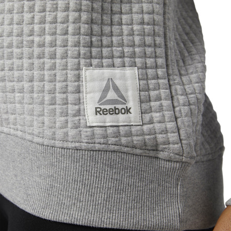Reebok Elements Quilted Crew Damen (Medium Grey Heather)