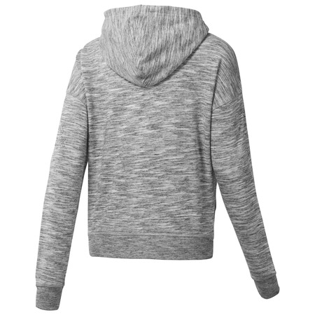 Reebok Training Essentials Marble Full Zip Hoodie W (Medium Grey Heather)
