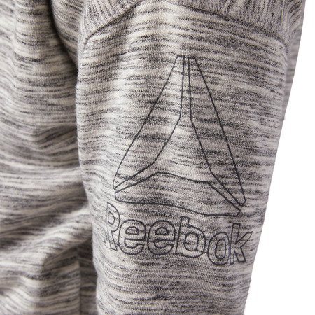 Reebok Training Essentials Marble Full Zip Hoodie W (Medium Grey Heather)